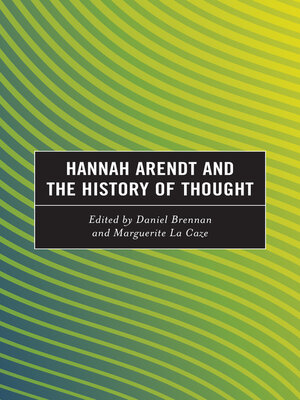 cover image of Hannah Arendt and the History of Thought